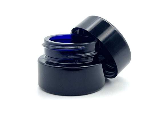5 ML Nonstick Ultraviolet Jar With Lid Leaning